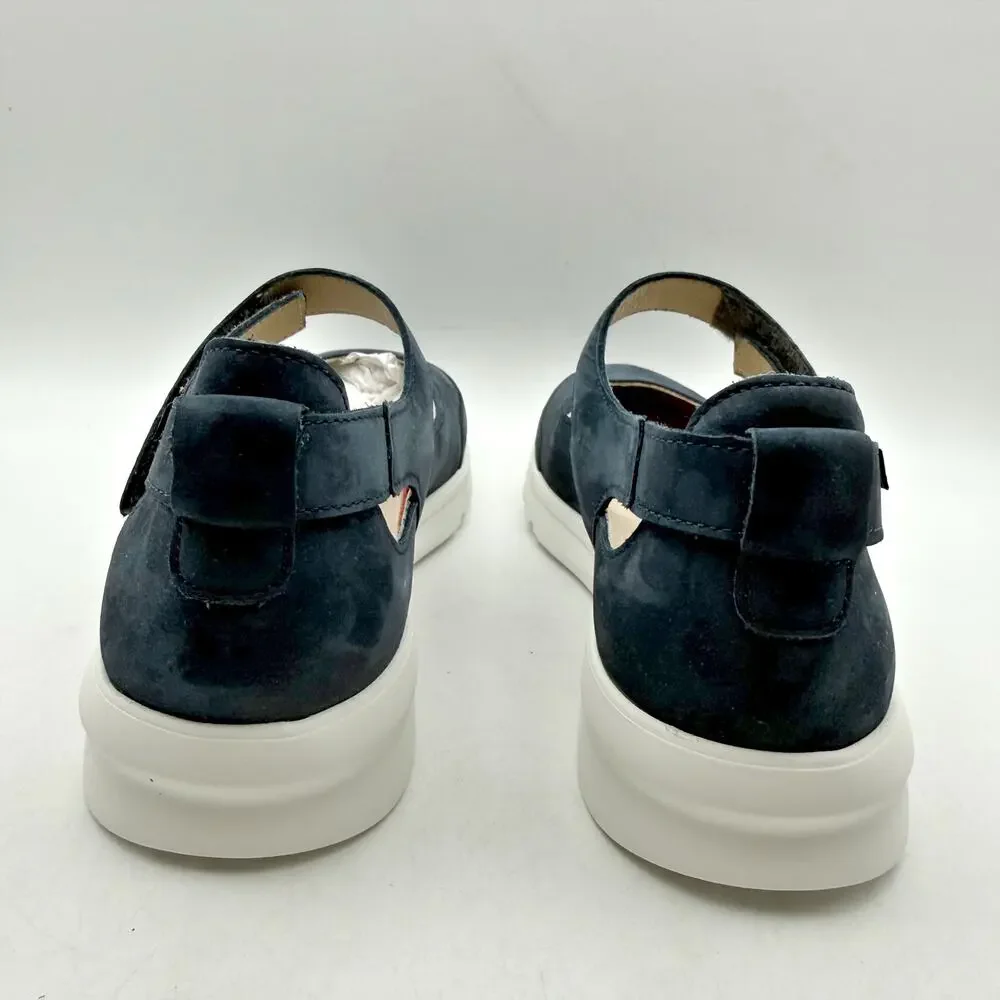 Mephisto Womens Marisa Shoes US 8.5 EU 38.5 Blue Leather Mary Janes NIB - Picture 9 of 12